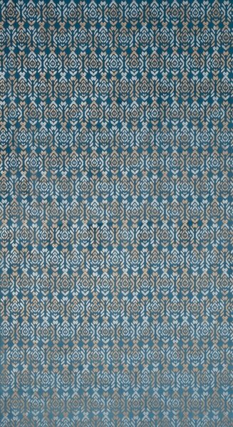 ZATEMŇOVACÍ ZÁVĚS NA KROUŽCÍCH LAURA 140X250 CM MODRÁ