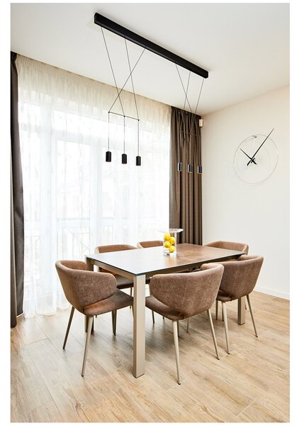 Designové nástěnné hodiny Nomon New Anda L black 100cm