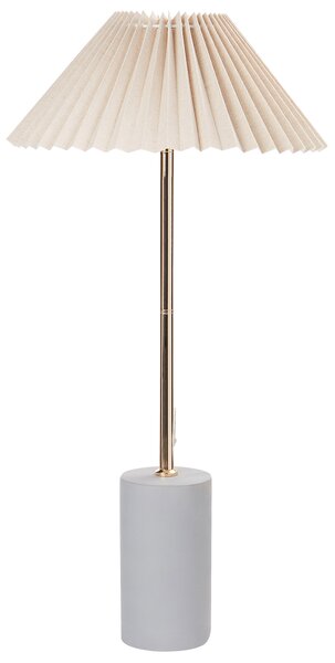 Stolní lampa BALUARTE Umělý len Béžová