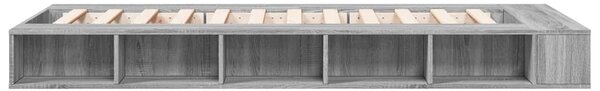 Rám postele šedý sonoma 75 x 190 cm kompozitní dřevo 3280536
