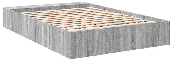 Rám postele šedý sonoma 150 x 200 cm kompozitní dřevo 3280564