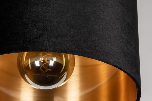Stropní designové svítidlo Wildmore Black and Gold 40 (LMD)