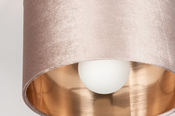 Stropní designové svítidlo Wildmore Taupe and Gold 25 (LMD)