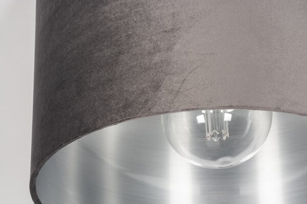 Stropní designové svítidlo Wildmore Grey and Silver 40 (LMD)