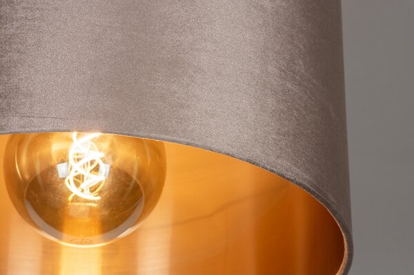 Stropní designové svítidlo Wildmore Taupe and Gold 40 (LMD)