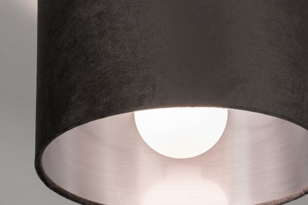 Stropní designové svítidlo Wildmore Grey and Silver 25 (LMD)