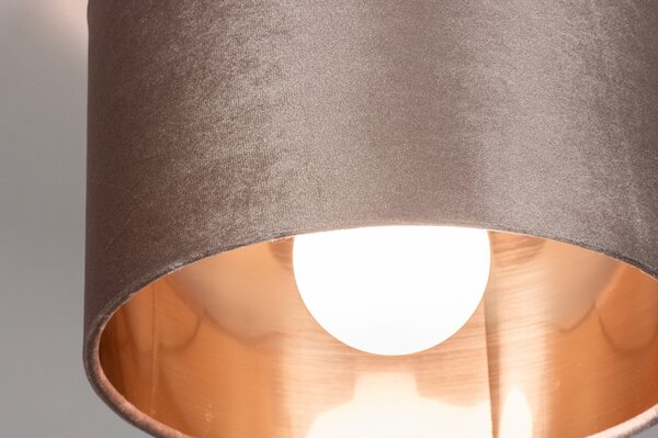 Stropní designové svítidlo Wildmore Taupe and Gold 25 (LMD)
