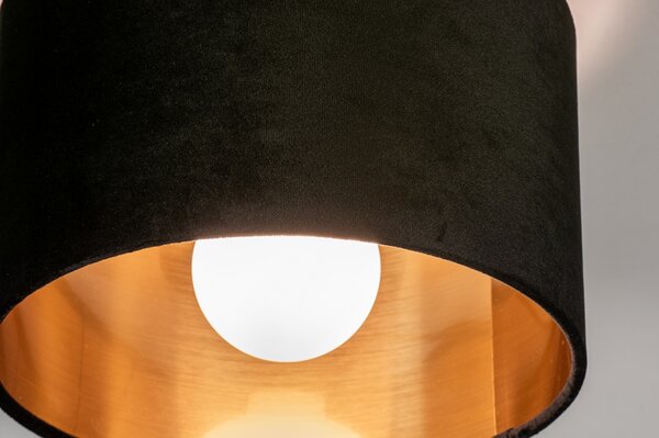 Stropní designové svítidlo Wildmore Black and Gold 25 (LMD)