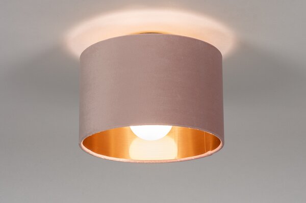 Stropní designové svítidlo Wildmore Pink and Gold 25 (LMD)
