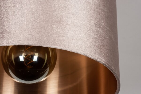 Stropní designové svítidlo Wildmore Taupe and Gold 40 (LMD)