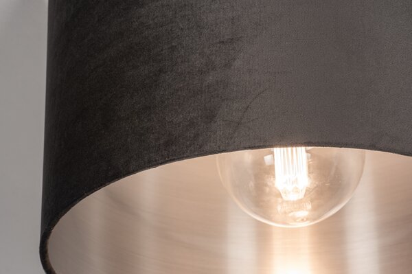 Stropní designové svítidlo Wildmore Grey and Silver 40 (LMD)