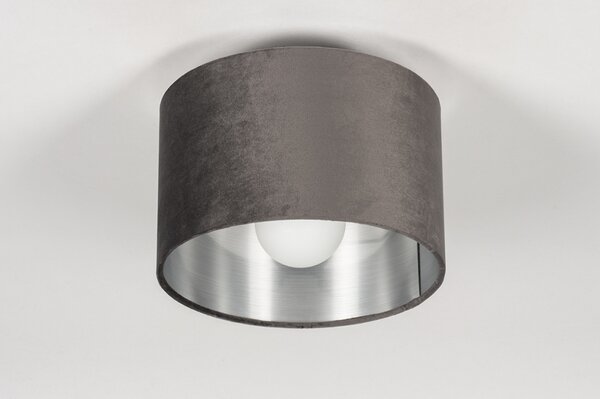 Stropní designové svítidlo Wildmore Grey and Silver 25 (LMD)