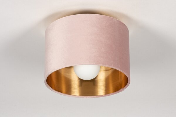 Stropní designové svítidlo Wildmore Pink and Gold 25 (LMD)