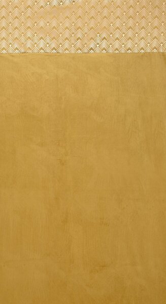 ZATEMŇOVACÍ ZÁVĚS NA KROUŽCÍCH ELEN 140X250 CM ZLATÁ