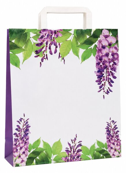 Dárkové tašky s květinovým motivem 37 × 27 × 12 cm 6ks 8650220