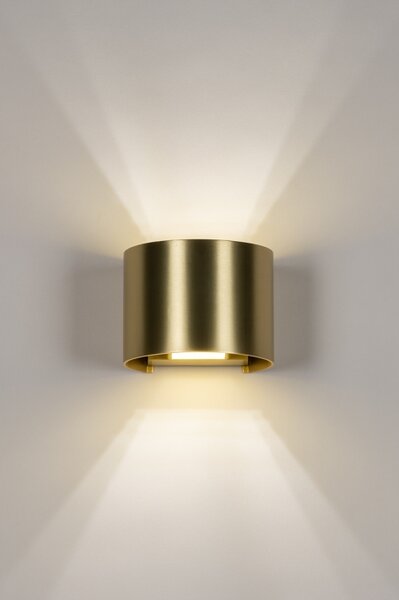 Nástěnné LED svítidlo do obýváku Frontal X Gold (LMD)
