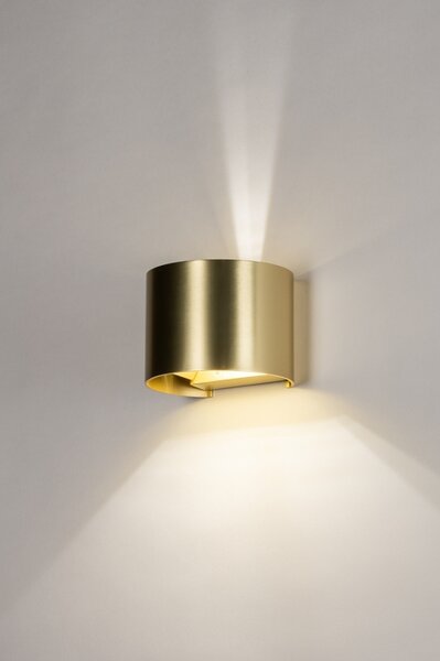 Nástěnné LED svítidlo do obýváku Frontal X Gold (LMD)