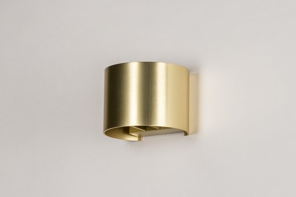 Nástěnné LED svítidlo do obýváku Frontal X Gold (LMD)