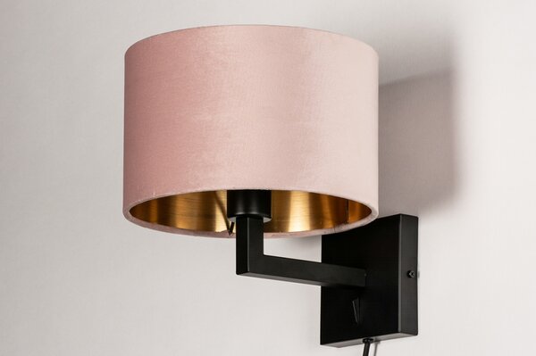 Nástěnné svítidlo Wildmore Pink and Gold (LMD)