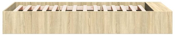 Rám postele dub sonoma 75 x 190 cm kompozitní dřevo 3280624
