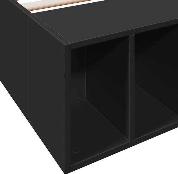 Rám postele černý 90 x 190 cm kompozitní dřevo 3280616