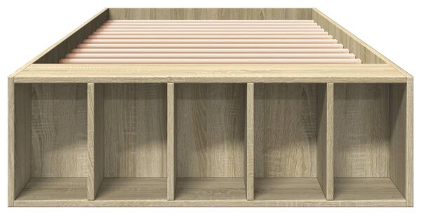 Rám postele dub sonoma 75 x 190 cm kompozitní dřevo 3280624