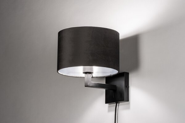 Nástěnné svítidlo Wildmore Grey and Silver (LMD)
