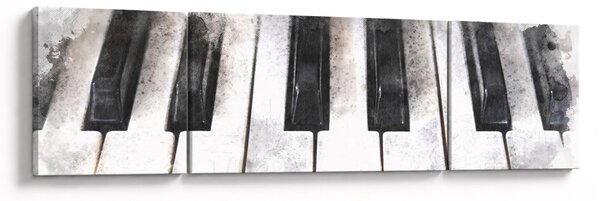 Obraz - Piano, aquarel (170x50 cm)