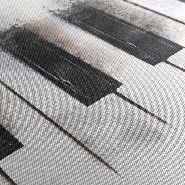 Obraz - Piano, aquarel (170x50 cm)