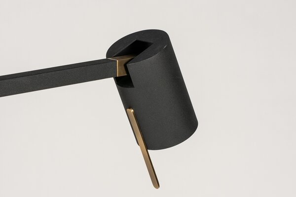 Stojací designová lampa Philea Black (LMD)