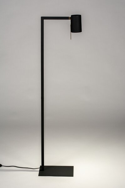 Stojací designová lampa Philea Black (LMD)