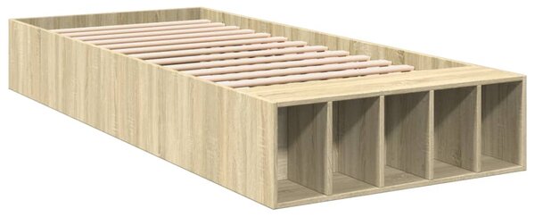 Rám postele dub sonoma 75 x 190 cm kompozitní dřevo 3280624