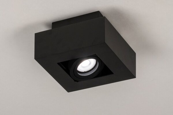 Stropní stmívatelné LED svítidlo do kuchyně Rivolli Black 1 (LMD)