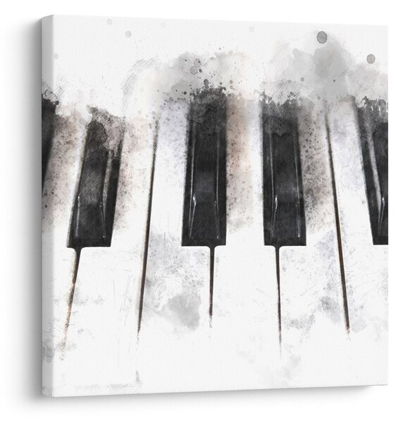 Obraz - Piano, aquarel (30x30 cm)