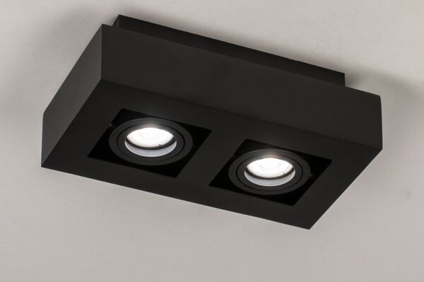 Stropní stmívatelné LED svítidlo do kuchyně Rivolli Black 2 (LMD)