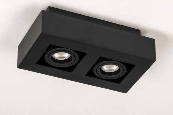 Stropní stmívatelné LED svítidlo do kuchyně Rivolli Black 2 (LMD)