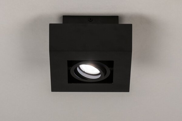 Stropní stmívatelné LED svítidlo do kuchyně Rivolli Black 1 (LMD)