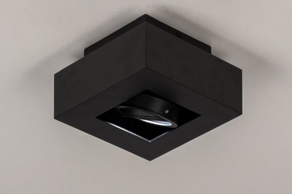 Stropní stmívatelné LED svítidlo do kuchyně Rivolli Black 1 (LMD)