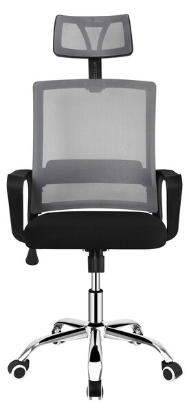 Ergonomická kancelářská židle TIVON - šedá síťovina