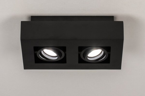 Stropní stmívatelné LED svítidlo do kuchyně Rivolli Black 2 (LMD)
