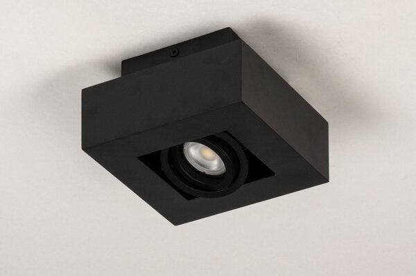 Stropní stmívatelné LED svítidlo do kuchyně Rivolli Black 1 (LMD)