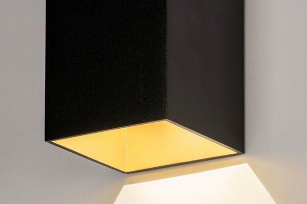 Venkovní nástěnné LED svítidlo Cortenno Black and Gold (LMD)