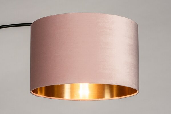 Stojací oblouková lampa Felt Pink and Cooper (LMD)