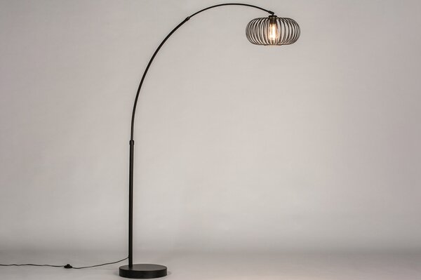 Stojací oblouková lampa Mayor Nero Opinion (LMD)