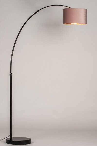 Stojací oblouková lampa Felt Pink and Cooper (LMD)