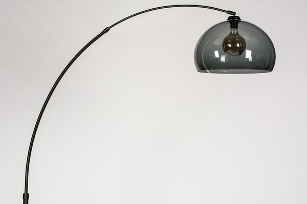 Stojací oblouková lampa Adamo Deep Grey Smoke (LMD)