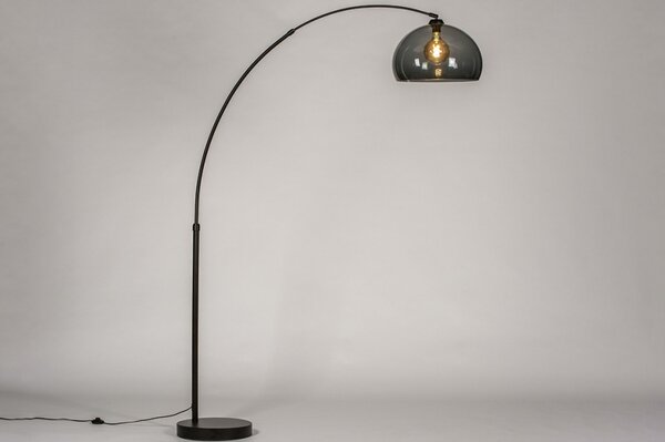 Stojací oblouková lampa Adamo Deep Grey Smoke (LMD)
