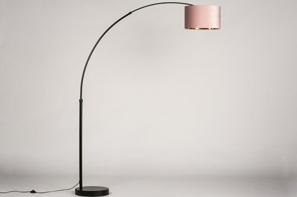 Stojací oblouková lampa Felt Pink and Cooper (LMD)