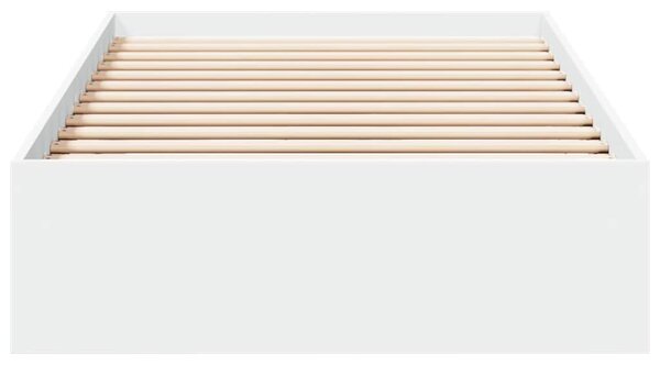 Rám postele se zásuvkami bílý 90 x 200 cm kompozitní dřevo 3280678