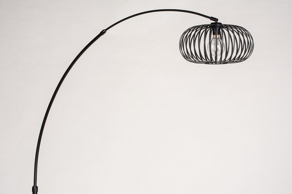 Stojací oblouková lampa Mayor Nero Opinion (LMD)